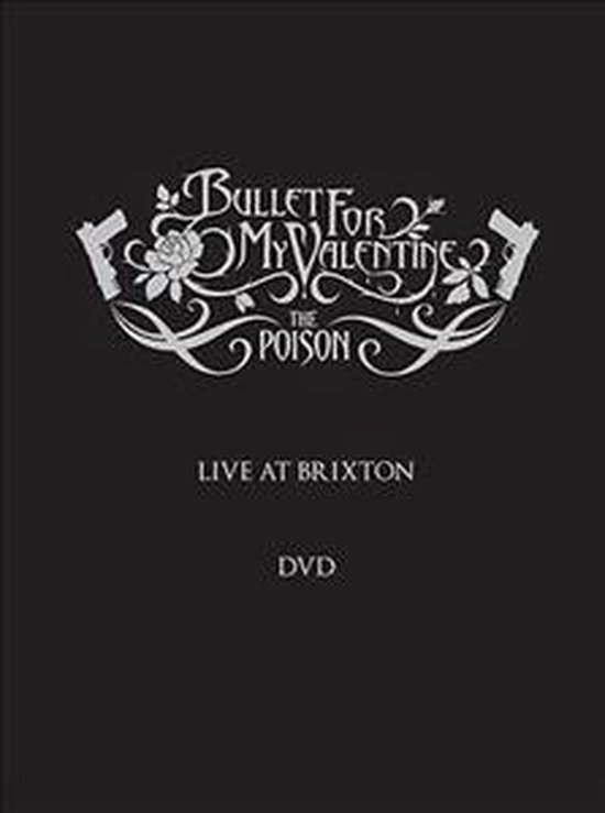 DVD hoes met het opschrift "Bullet For My Valentine - The Poison - Live at Brixton".