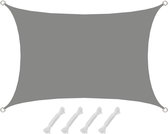 2x3 Zonnezeil Rechthoek Waterdicht Tuinzeil Schaduwdoek Patio Terras Balkon Tuinluifel Zonwering