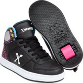 Uniseks kinderen LED-licht schoenen met dubbele wielen, drukknop