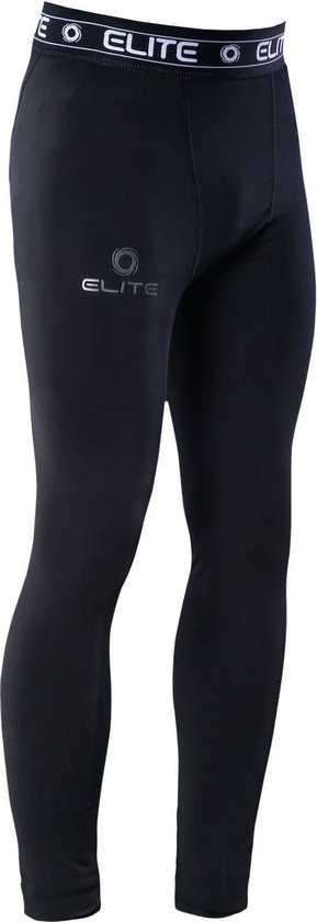 Elite Sport Compression Legging Keeperbroek Heren - Zwart | Maat: M