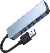 USB 3.0 HUB - USB naar USB 3.0 en USB 2.0-adapter - USB-hub 4 in 1 is geschikt voor Laptops, pc, USB-flashstations, muis, toetsenborden, printers, mobiele harde schijven, enz.