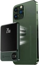 Provice® Magsafe Powerbank 5.000 mAh - Voor iPhone 12 / 13 / 14 - Draadloos Opladen - Groen
