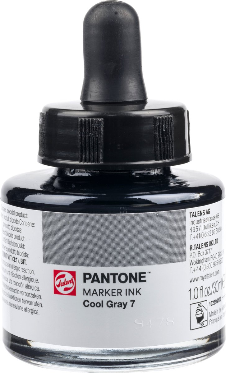 Talens | Pantone marker inkt 30 ml Cool Gray 7