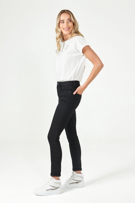 GARCIA Celia Dames Skinny Fit Jeans Zwart - Maat W36 X L34
