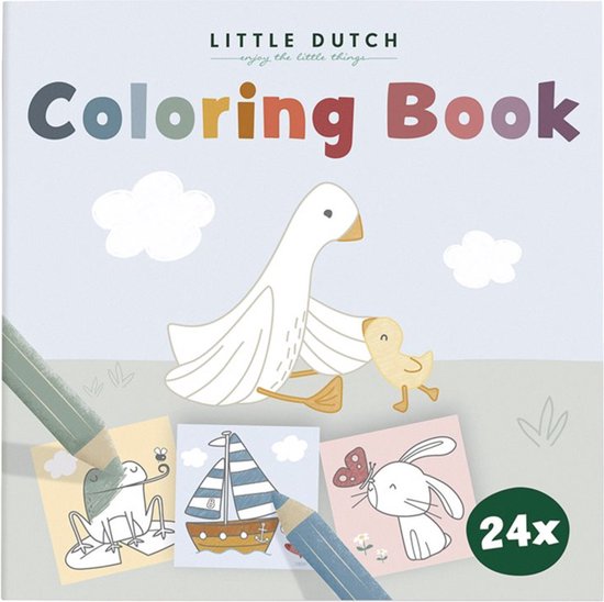 Little Dutch kleurboek - Little Goose- creatief speelgoed - cadeautip