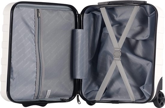 Aerolite Ryanair Valise de Voyage à Coque Rigide avec 2 Roues 55 x 40 x 20 cm, Anthracite 55 cm