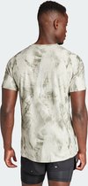 adidas Performance Ultimateadidas Allover Print T-shirt - Heren - Beige- XS