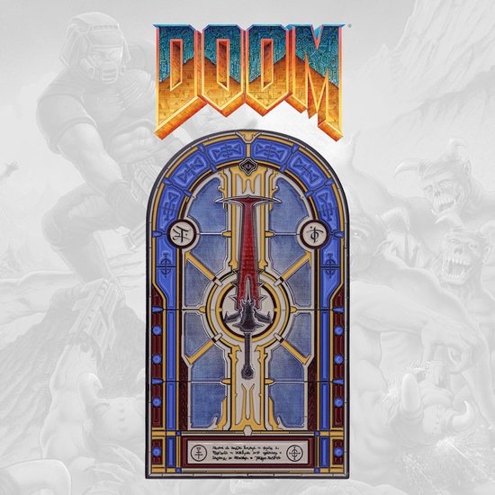 FaNaTtik Doom Ingot Crucible Sword Stained Glass Limited Edition Coins