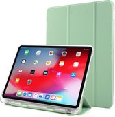 Geschikt Voor iPad 10 Hoes - 10e Generatie - 10.9 Inch - 2022 - Fonu Folio Case Cover - Shockproof - Met Autowake - Met Standaard - Hoesje Met Pencil Houder - Dun - A2757 - A2777 - A2696 - Lichtgroen