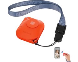 Neewer® - RT116 Draadloze Bluetooth Afstandsbediening met Key Strap - Compatibel met iPhone, iPad en Android Mobiele Telefoons voor Instagram, Snapchat, Selfie Foto's en Video-opnames - Maak Foto's en Video's Eenvoudig en Handig