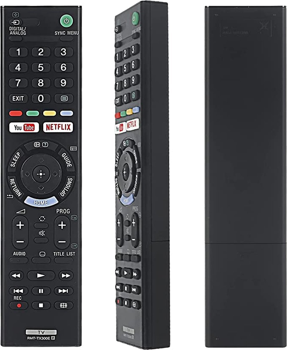 MaxVision's Sony Afstandsbediening (Universeel) voor alle Sony Tv's (met Netflix knop!)