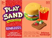 Sable cinétique RemiGoods - Sable pour jouer - Sable de Play - 750 grammes - Délicieux Hamburger
