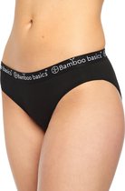 Comfortabel & Zijdezacht Bamboo Basics Yara - Bamboe Slips (Multipack 3 stuks) Dames - Onderbroek - Ondergoed - Zwart - XL