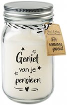 Black & White scented candles - Pensioen