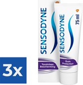 Sensodyne - Tandpasta Tandvlees Bescherming - 75ml - Voordeelverpakking 3 stuks