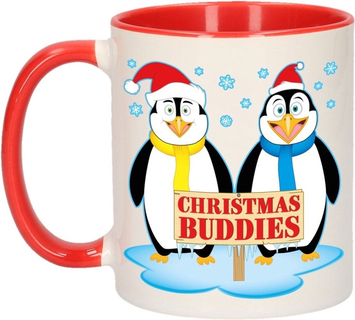 Kerst mok / beker - 300 ml - keramiek - Christmas buddies