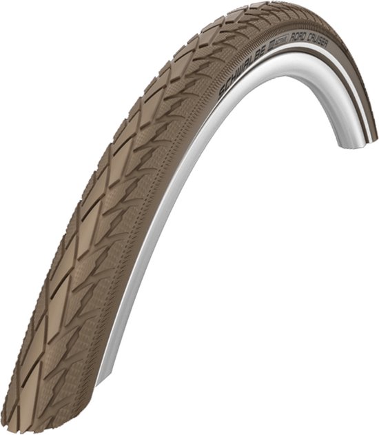 Foto: Schwalbe buitenband road cruiser k guard 28 inch x 1 75 bruin reflecterend