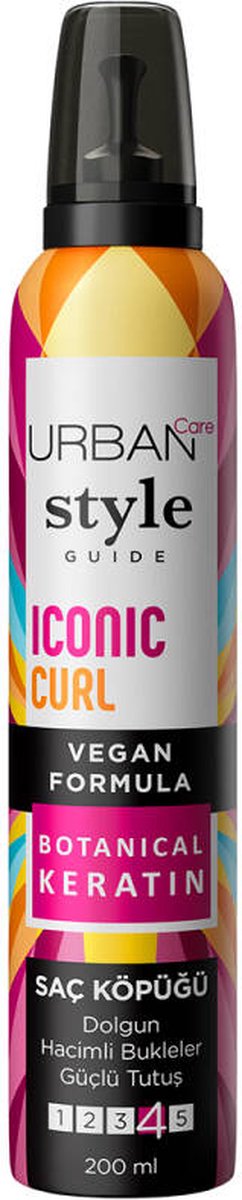 URBAN CARE Style Guide Iconic Curl Hair Mousse 200ML