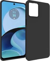 Dun TPU Hoesje Zwart Geschikt voor Motorola Moto G14 | Back Cover Matte Zwart | Flexibel | Lichtgewicht | Ultra Dun