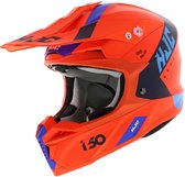 Casque de motocross HJC I50 Erased bleu orange mat S