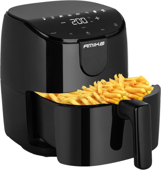 Amiko A50 Digitale Airfryer 4L Zwart 1500W - Amiko - €59,00