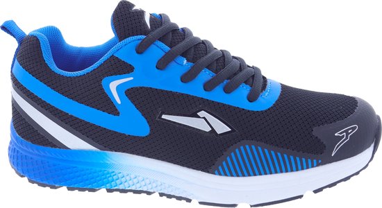Piedro Sport - Dave - Sneakers - Zwart Kobalt - Vetersluiting - Schoenmaat - 35