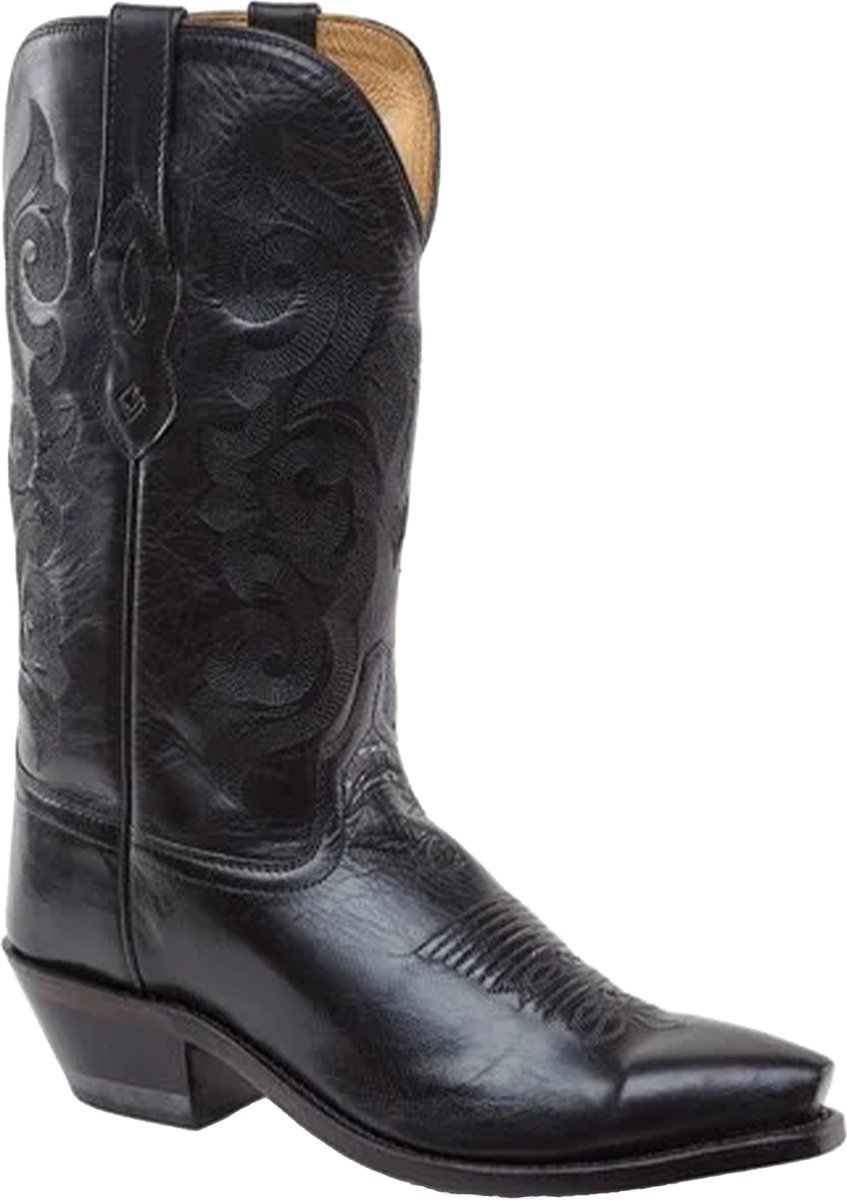 Bootstock Laarzen Zwart Leer maat 37 Black treasure cowboy laarzen zwart