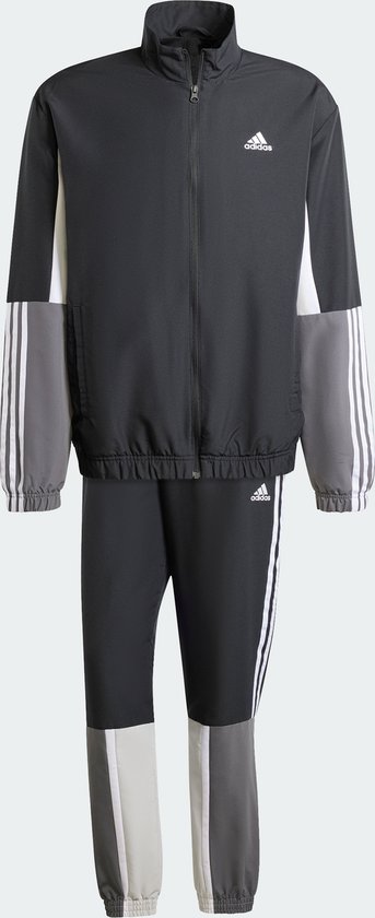 adidas Sportswear Sportswear Colorblock 3-Stripes Trainingspak - Heren - Zwart- M
