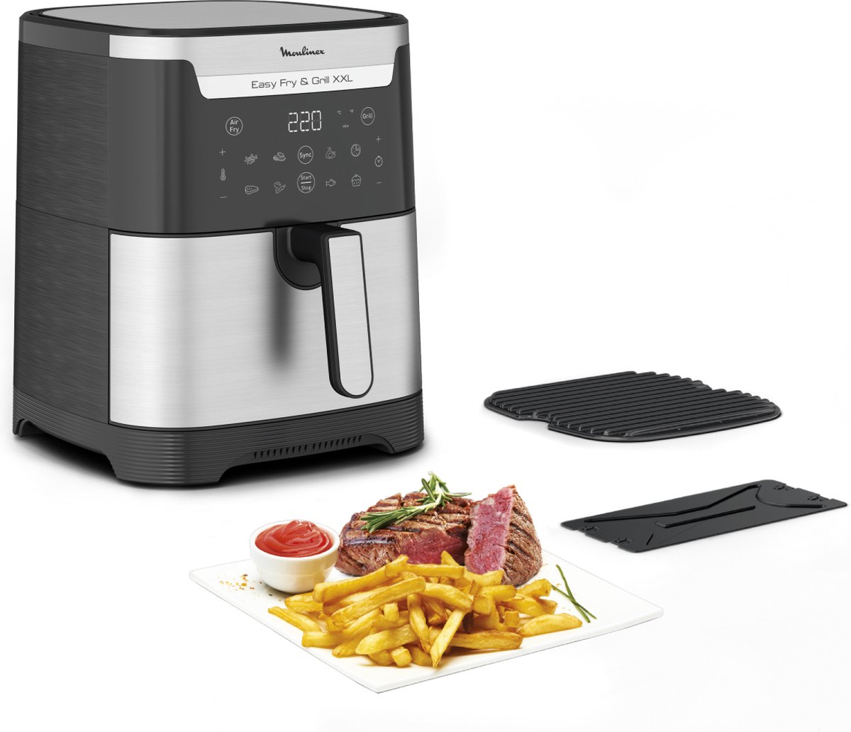 Moulinex Friteuse - Easy Fry & Grill Digital - 1400 W - EZ505810