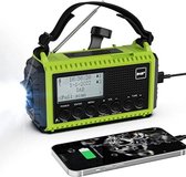 Radio Op Batterijen - Draagbare Radio - Noordadio - Groen|Zwart