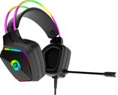 Canyon Darkless GH-9 - Gaming Headset - 50mm Drivers - Comfortabel Ontwerp - RGB-verlichting - USB - 3.5mm - Zwart