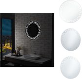 vidaXL LED-badkamerspiegel - 70 cm - heldere verlichting en verfijnde stijl - Spiegel