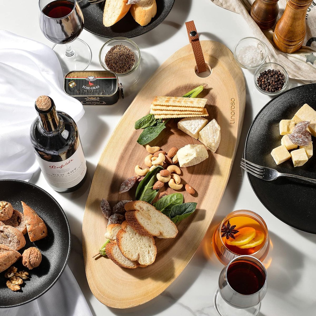 Planche Petit-déjeuner Baltique - 23,5x14,5 Cm Résistante Chaleur, Idéale Cadeau Déco