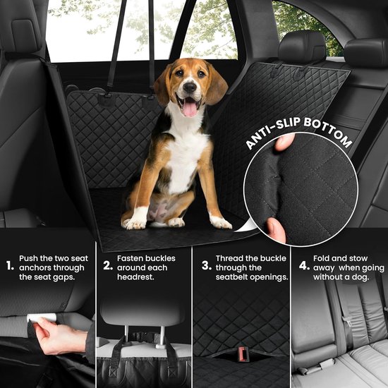 Protege banquette couverture arriere de voiture pour chiens et animaux