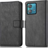 Étui Motorola Moto G84 avec porte-cartes - Bookcase de Luxe iMoshion - Zwart