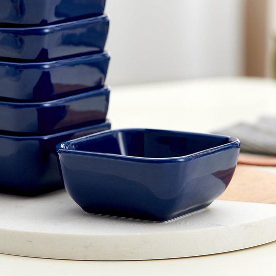 Ceramische bakkerij Keramische ovenschotels, ovenschotel, 9 inch lasagne ovenschaal met enkele handgreep, porseleinen bakvormen taartvorm bakvorm, set van 2,B (Color : B