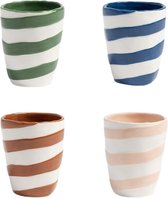 &Klevering - Mugs Oblique (lot de 4) - Tasses