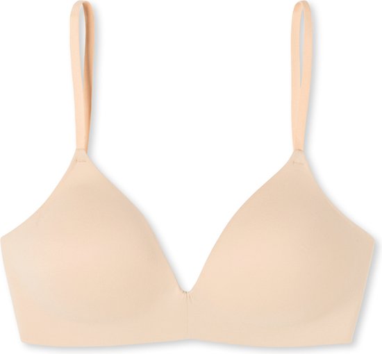 SCHIESSER Invisible Soft dames BH, voorgevormd zonder beugel, Beige -  Maat: 70C