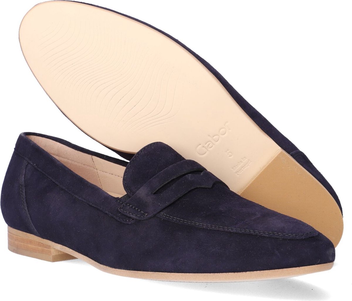 Gabor 444 Loafers - Instappers - Dames - Blauw - Maat 41 | bol