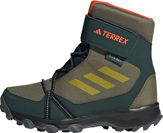 adidas TERREX Terrex Snow Hook-And-Loop COLD.RDY Winter Shoes - Kinderen - Groen- 34