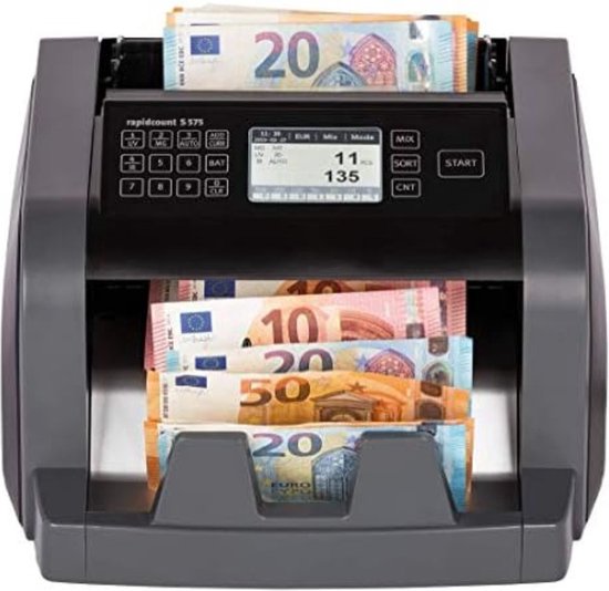 Biljettelmachine - Tegelsnijmachine - Geld Tel Machine - Zwart - Merkloos