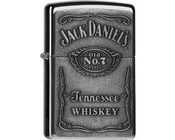 Zippo aansteker Jack Daniel's Chrome Label Emblem