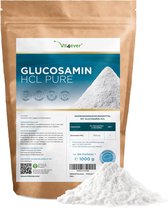 Vit4ever - Glucosamine HCL Puur - 1000 g (1 kg) puur poeder zonder toevoegingen - Van plantaardige fermentatie - Veganistisch - Hoog gedoseerd