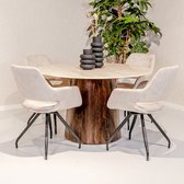 Eettafel Valentino | Travertin