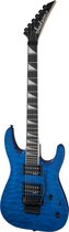 Jackson JS32Q Dinky DKA Transparent Blue - ST-Style elektrische gitaar