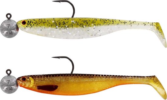 Westin Shadteez Slim 12cm R n R 10g - Haak 6/0 (2 pcs) - Kleur : Clear Water Mix 1 van Westin — afbeelding 3