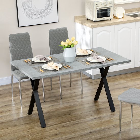 KAZZIO Telescopische eettafel, ruimtebesparende keukentafel
