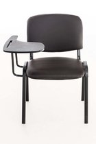 CLP Ken Bezoekersstoel - Met klaptafel - Kunstleer bruin