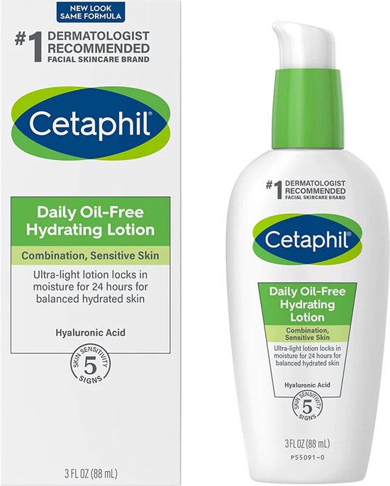 Cetaphil Daily Oil-Free Hydrating Lotion - Voor de gevoelige huid 88ml