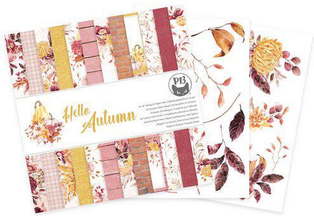 Piatek13 - Paper pad Hello Autumn 6x6 P13-HAU-09